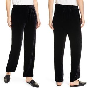 Eileen Fisher Velvet Trousers Medium Petite
